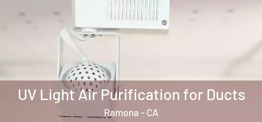  UV Light Air Purification for Ducts Ramona - CA